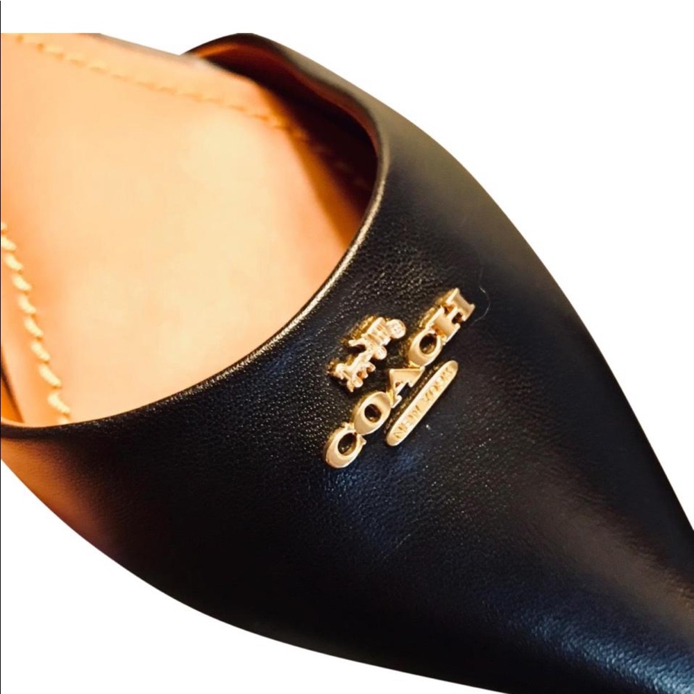 COACH Leather Flats NWT & Box